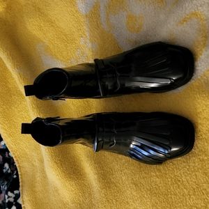 Jeffrey Campbell black Baron booties size 8